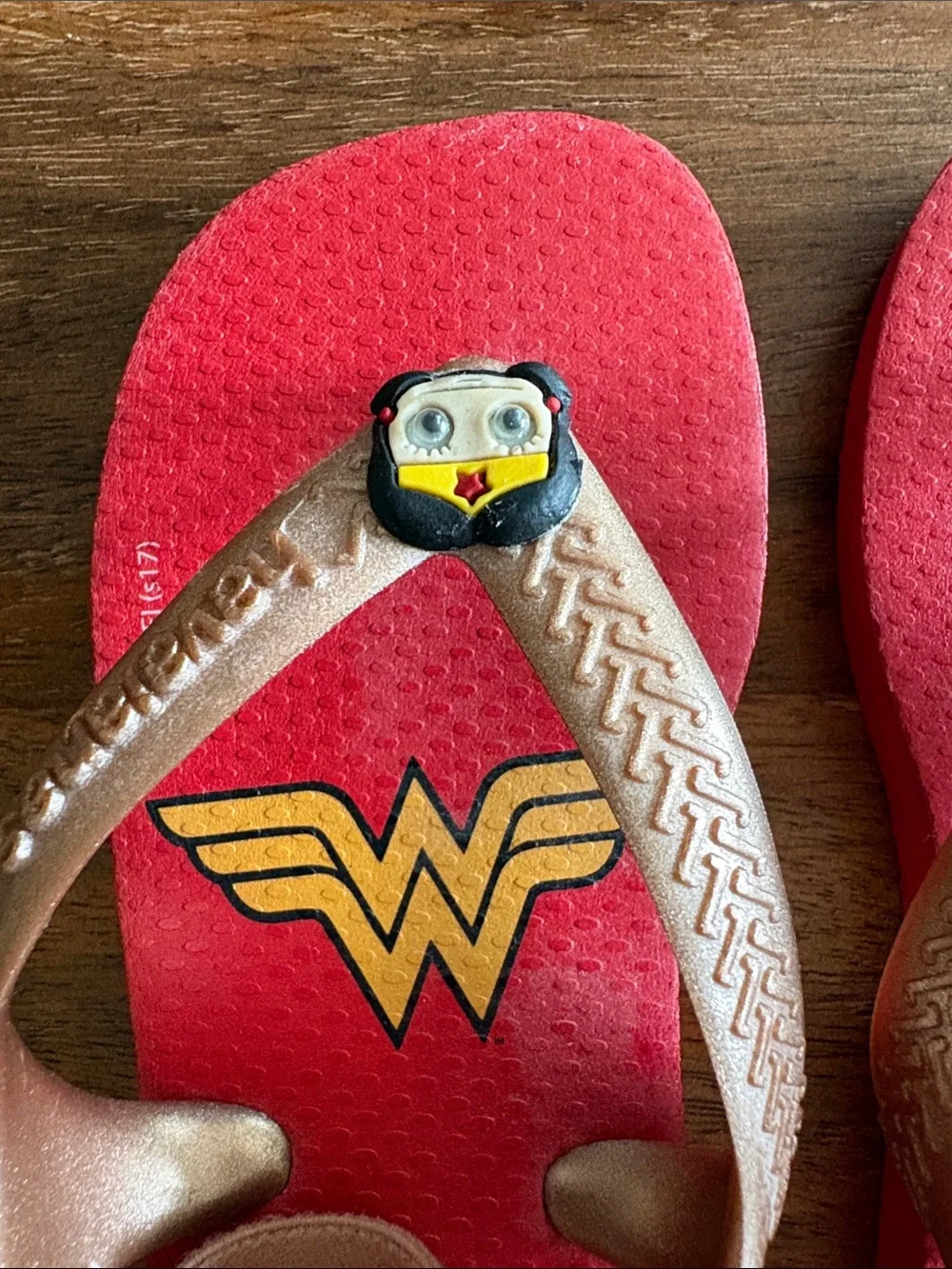 Havaianas- Kids Wonder Woman flipflops